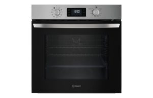 Indesit IO 278P1 X UK Single Pyrolytic Oven - Stainless Steel