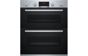 Bosch Series 4 NBS533BS0B Built-Under Double Electric Oven - Stainless Steel