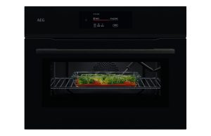AEG NKK8N721B Compact Electric Oven - Black