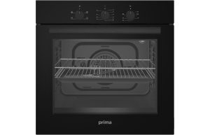 Prima PRSO105 Single Electric Fan Oven - Black