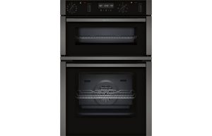 Neff N50 U2ACH7AG7B Double Pyrolytic Oven - Graphite Grey