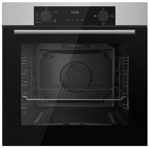 Avelis Elegance black 60cm built in gas oven with gas grill