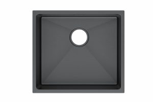 ViandPro Undermount Kitchen Sink - 490 x 440mm - Gun metal