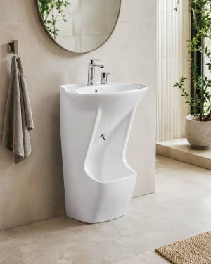 Siena Bathrooms - Wudu Grand Duo Ablution Basin with Integrated Foot Wash