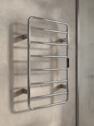 Astral 800 x 500 Vertical Electric Towel Rail - Chrome