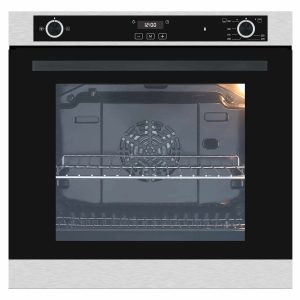 Avelis 60cm 90L Built-In Gas Oven - Black Glass - SGO90-BLK