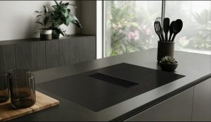 Miro Onyx 80cm Venting Induction Hob - Matt Black Glass