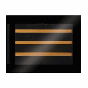 CDA FWV452BL - 60cm fully-integrated compact dual zone wine cooler - Black