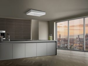 Miro Tintoretto Recirculating Ceiling Hood - Matt White