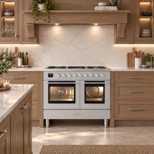 Fratelli Genova Dual Fuel Range Cooker - Stainless Steel