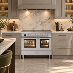 Fratelli Genova Induction Range Cooker - Stainless Steel