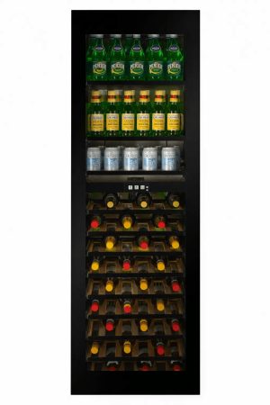 Barella - Monza Tall Column Hybrid Black Glass Premium Cooler