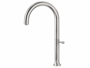 Granmaster Gravis Mono Kitchen Mixer Tap - Brushed/Chrome