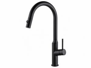 Granmaster Sylora Mono Kitchen Mixer Tap - Matt Black