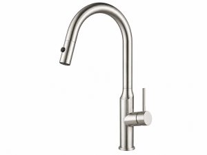 Granmaster Sylora Mono Kitchen Mixer Tap - Brushed/Chrome